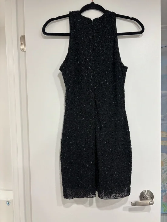 Cassis Embellished Plunge Neck Mini Dress Oh Polly - Picture 3 of 3